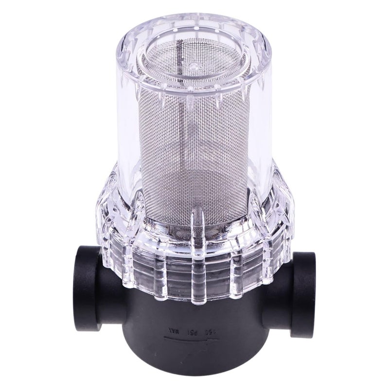 Chamixx 1/2" Female NPT in-Line Strainer with 40 mesh Stainless Steel Filter Screen Universal Fits RV Water Tank Pressure Washer Garden Outdoor Hose - Image 3